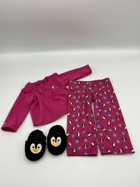 American Girl Doll Penguin Pajama Set